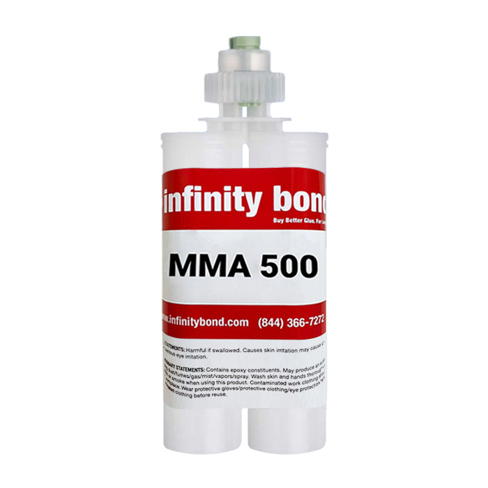 400ml Cartridge of Infinity Bond MMA 500 Difficult Plastic Bonding Methacrylate Adhesive